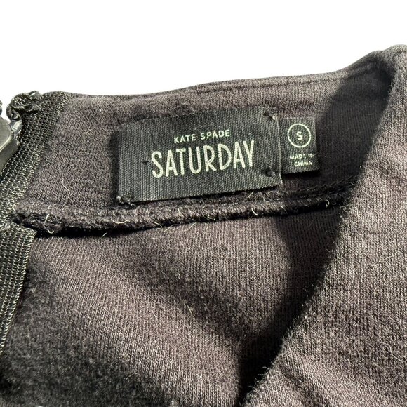 KATE SPADE SATURDAY Black Dress, Black. Size Women's Small Short Sleeve - Picture 3 of 10